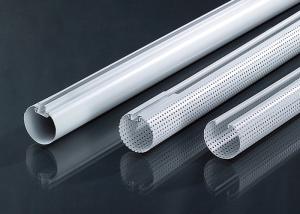 Wholesale Fashion Metal Aluminum Baffle Ceiling Suspended , Decorative False Aluminum Round Pipe from china suppliers