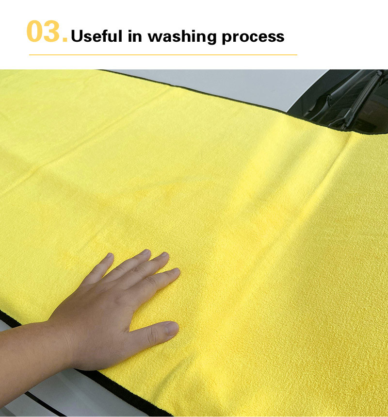 160*60cm 30*30cm Auto Drying Towels Microfiber Cloth For Car Wash