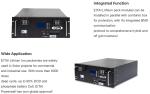 Lifepo4 Battery Pack 5kwh 10kwh 15kwh Rack Mount Deep Cycle Li Ion Battery Smart