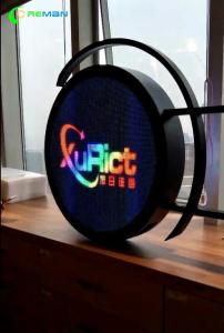 Wholesale Circle Clock Logo Irregular LED Display , LED Advertising Display Store Shopping Mall Outdoor Two Side from china suppliers