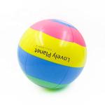Antiwear PVC 12 Inch Inflatable Beach Ball , Ultralight Custom Printed Beach