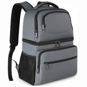 Wholesale 26 Cans Cooler Insulated Backpack Leakproof Double Deck Cooler Bag For Men Women from china suppliers