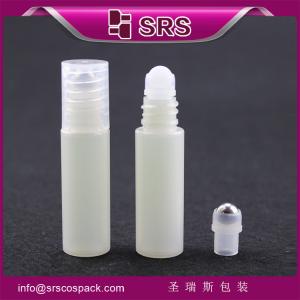 Wholesale hot sell plastic roll on bottle with steel ball ,PET special style empty cosmetic bottle from china suppliers