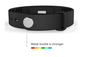 Wholesale Metal Buckle Time Display 120 MA Smart Heart Rate Wristband from china suppliers