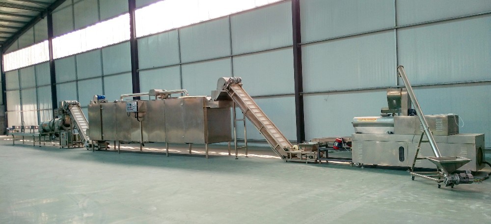 Siemens Motor Rice Corn Sticks Puff Snack Extruder Machine for Convenient Production