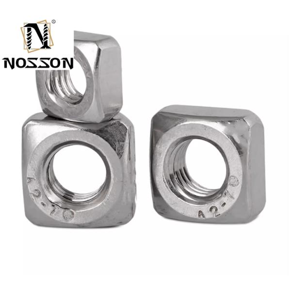 Zinc Plated Stainless Steel DIN Standard Thin Square Nut for Fastener Product in Food Beverage Application