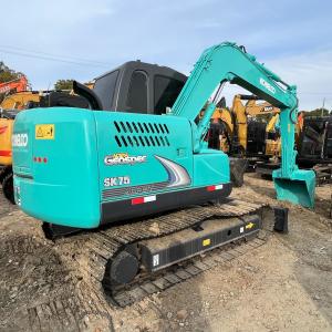 Wholesale Hydraulic Crawler Type SK75 7 Ton Used Kobelco Excavator from china suppliers