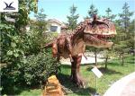 Colorful Outdoor Dinosaur Statues Placed Playground For Exhibit
