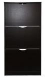 For European large shoes mirrored wooden shoe cabinet QH01901