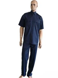 Wholesale Navy Blue Summer Military Uniform Set - 45% Wool Blend (Short Sleeve) from china suppliers
