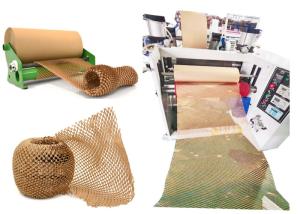 Wholesale Eco Friendly width 500mm Paper Cushion Packaging Honeycomb Kraft Wrapping Paper from china suppliers