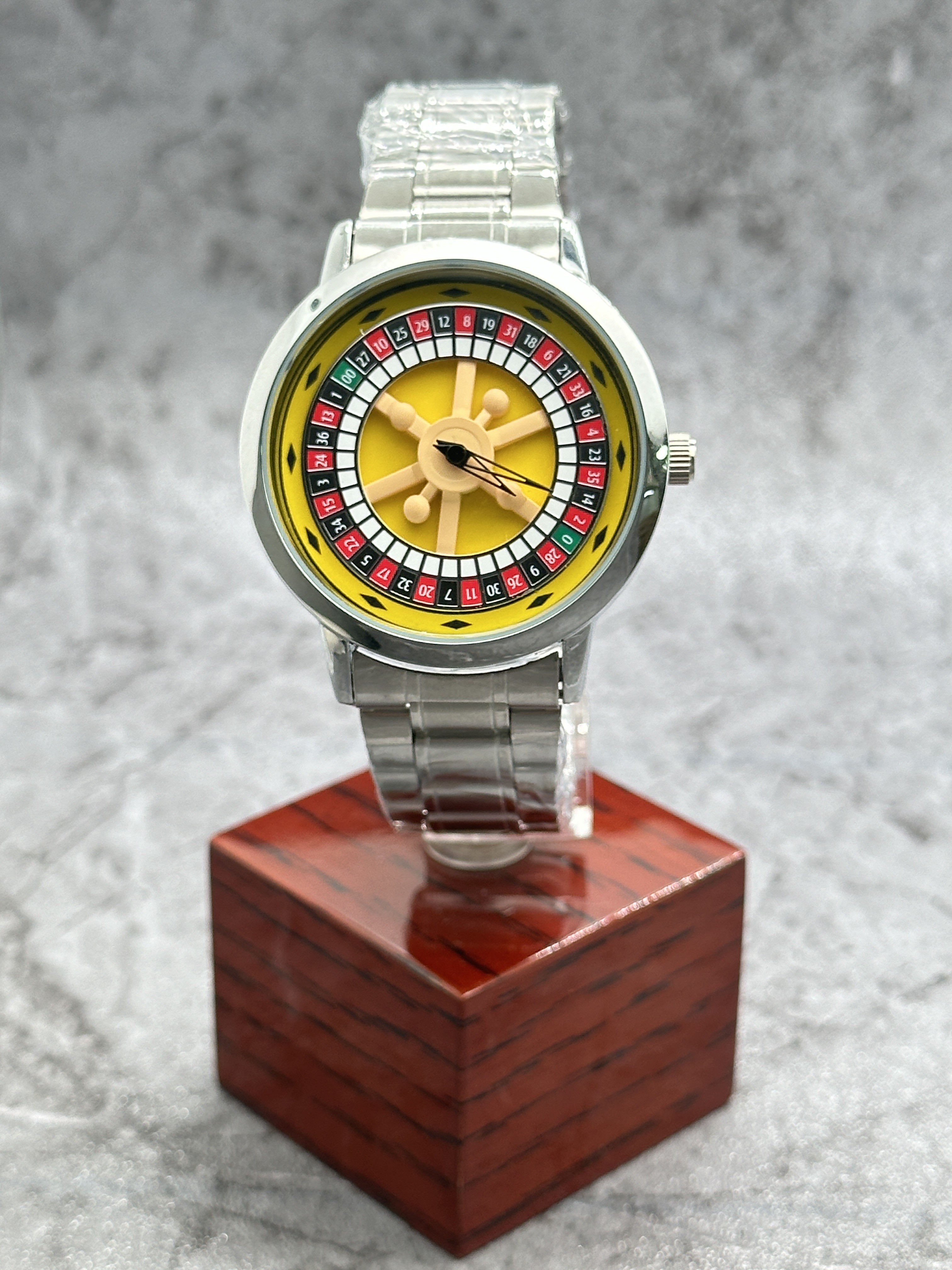 Colorful Rotating Fashion Stainless Steel Watch