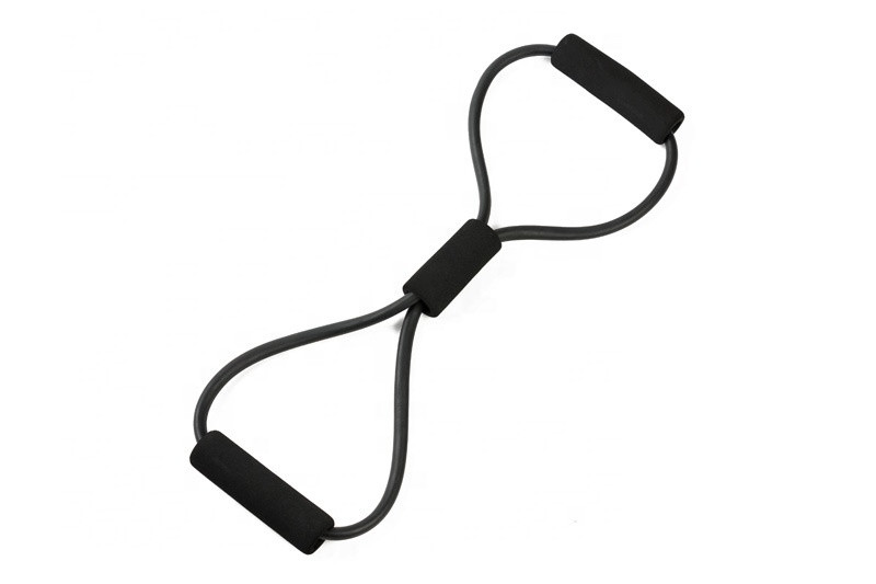 Amazon Hot selling Exercise 8 Shape Chest Expander Tube Resistance Elastic Band