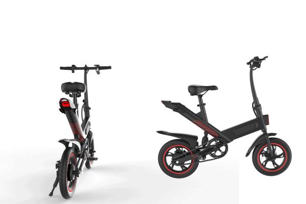 Mini Adult Fold Up Electric Bike , Economical Lightweight Electric Powered