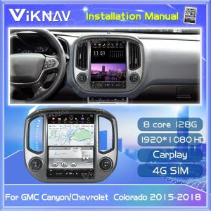 Wholesale For 2015-2018 Chevrolet Colorado GMC Canyon 12.1 Inch Stereo 128G Navigation GPS Multimedia Player Wireless Carplay 4G from china suppliers