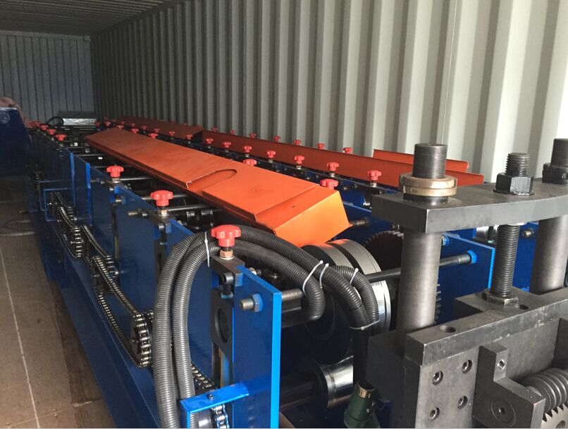 Standing Beam Roof Panel Roll Forming Machine 4 - 8m / min 16 Stations
