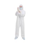 Clinic Uniform Disposable Protective Coverall Zipper front