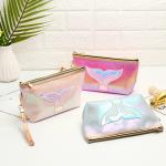 Iridescent Makeup Pouch Toiletry Pouch Hologram Clutch Cosmetic Pouch