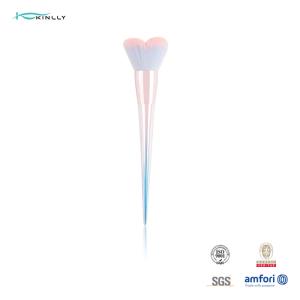 Wholesale Synthetic Hair Powder Makeup Brush Ergonomic Blush Makeup Brushes Flower Shape from china suppliers