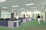 Corrosion Resistant School Lab Furniture , Full Steel Desk Lab Systems Furniture