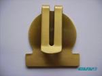 Promotional Brass / Iron gold color die casting Money Clip