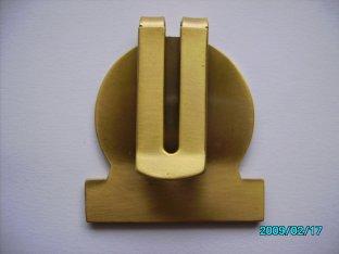 Promotional Brass / Iron gold color die casting Money Clip