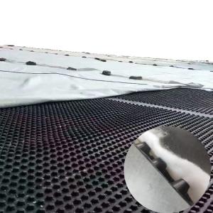 Wholesale Foundation Drainage Made Easy HDPE Plastic Dimple Waterproofing Board with Geotextile from china suppliers