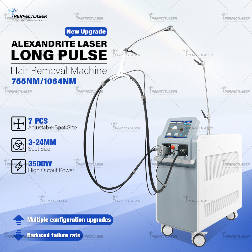 New Upgraded Alexandrite Nd Yag Laser For Hair Removal Skin Rejuvenation