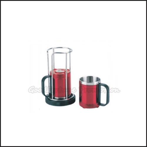 Promotion 2pcs set stack stainless steel coffee sports mug water drink cup