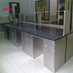 School Stainless Steel Lab Bench Floor Mounted Alkali Resistant