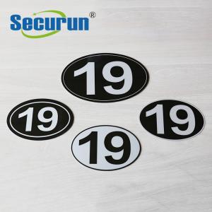Wholesale Photoluminescent Metal Reflective Mailbox Post Numbers Black from china suppliers