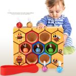 Montessori Wooden Hand Eye Coordination Game For Children Early Education