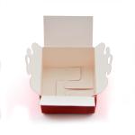 Red Color Logo Printed 120mm Length Cardboard Packaging Boxes For Wedding