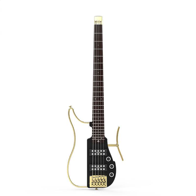 Custom New high-quality Unique Design Patented 5 String Bass Unique Design Patented Headless Travel Electric Guitar