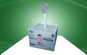 Wholesale Big Cardboard Advertising Pallet Display Rack for Napkin Baby Products Promotion from china suppliers