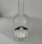 Level Clear Glass Bottle for Wine/Vodka 500ML 750ML Direct Hot Stamping