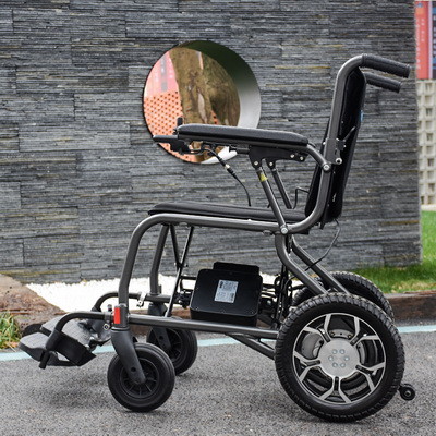 Aluminium Alloy Lightweight Power Wheelchair 6 Km/Hr