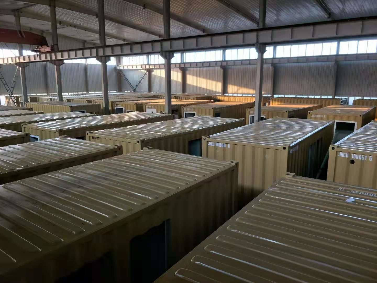 Modified 3x20ft Premade Container Homes Light Steel Prefab House For Mining Industry