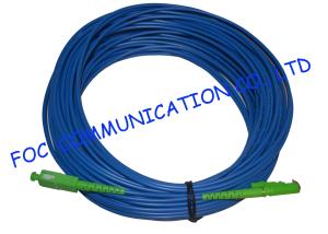 Wholesale Indoor Armored Fiber Optic Jumpers SM SC/APC E2000/APC Blue Jacket LSZH from china suppliers