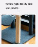 Wood Plush Fabrics DIY Cat Tree House Tower For Large Cats