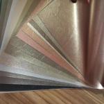 PVC Silver Metallic Wallpaper Peel And Stick Stainless Steel Contact Paper For
