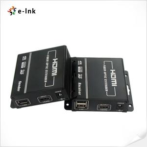 Wholesale 4K HDMI KVM Fiber Optic Extender Single Mode 5KM from china suppliers