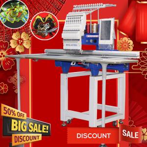Wholesale Better than toyota embroidery machine HOLiAUMA HO1501L china best 360*1200mm single head cap t-shirt 3d flat embroidery from china suppliers