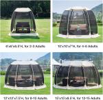 Alvantor Screen House Room Camping Tent Outdoor Canopy Pop Up Sun Shade Hexagon