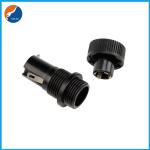 520.PTF30 5x20MM Glass Ceramic Black Insurance Tube Socket Panel mounting Fuse