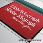 Commercial Jet Print Logo Mats Nylon Fibre Rubber Back