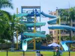 Children Swimming Pool Carnival Ride Fiberglass Water Slide