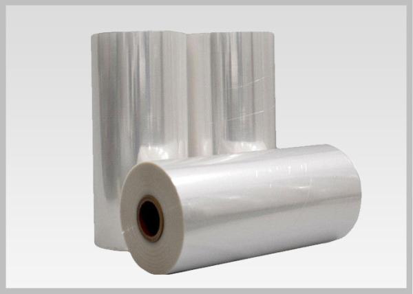 45mic Thermal Heat PVC Shrink Film Rolls , Pvc Shrink Wrap Film For Plastic