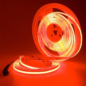 Wholesale Hotel COB LED Strip Light 12V 24V 8mm 10mm 480 LEDs Red for Indoor and Outdoor Decor from china suppliers