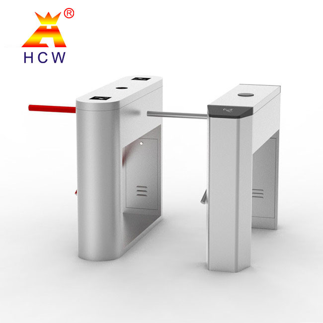 Semi Automatic Tripod Security Gates QR Code RFID Card Tripod Access Control System